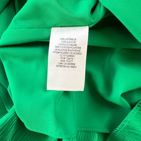 NWT Alice + Olivia Harmony Draped Silk Slip Dress - Picture 11 of 14